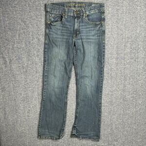 Cody James  Western Cowboy Denim Blue 5 Pocket Jeans Boy's size 14 29x26